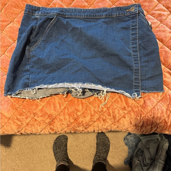 Torrid Curve Dresses & Skirts - Blue Denim Mini Skirt